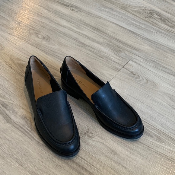 Everlane Shoes - Everlane Classic Black Slip-On Loafers